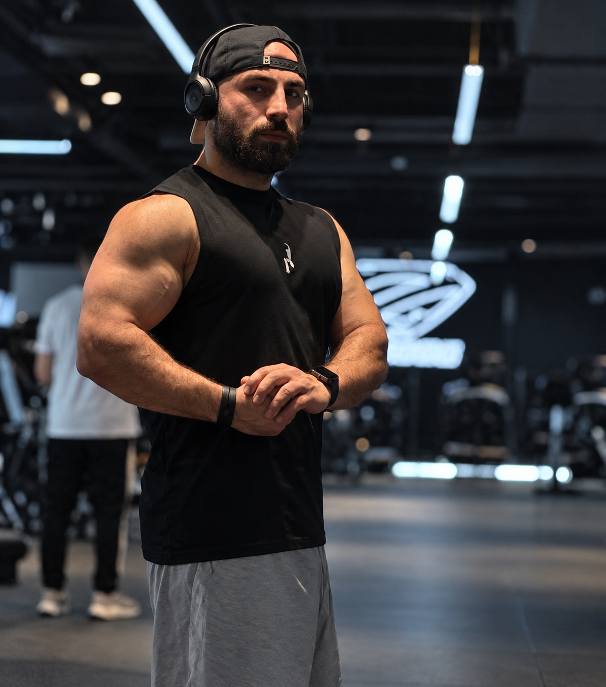 Mohamed Ismail standing in the gym